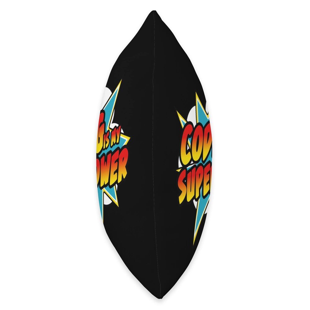 3574 Coding Is My Superpower | Comic Coder HTML Programmer Geek Throw - Picture 2 of 3